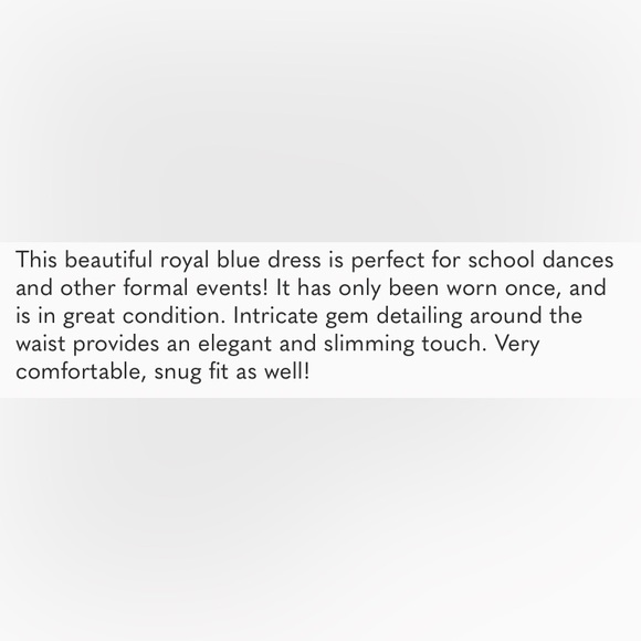 B.Darlin Halter mini Promo Dresses Royal Blue juniors size  7/8 Stone waistline - Picture 15 of 15